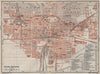 KARLSRUHE antique town city stadtplan. Baden-Württemberg karte 1906 old map