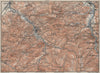 BADEN-BADEN environs umgebung. Lichtental Oos Schwarzwald Black Forest 1906 map