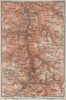 TRIBERG & HORNBERG umgebung. Schwarzwald Wasserfälle Baden-Württemberg 1906 map