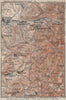 BADENWEILER environs. Müllheim Markgräflerland Blauen Schwarzwald 1906 old map