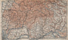 SÜDSCHWARDWALD. BLACK FOREST SOUTHERN VALLEYS. Basel Lörrach Schopfheim 1906 map