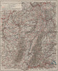SW GERMANY SÜDWEST-DEUTSCHLAND inc. Reichsland Elsaß-Lothringen. Baden 1906 map