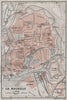 LA ROCHELLE town city plan de la ville. Charente-Maritime carte 1907 old map