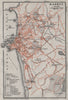 BIARRITZ town city plan de la ville. Pyrénées-Atlantiques carte 1907 old map