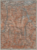 VALLEES D'AURE, DE LUCHON & D'ARAN topo-map. Haute-Garonne/Pyrénées 1907