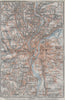 LYON environs. Villeurbanne Ste-Foy Rillieux Caluire-et-Cuire. Lyons 1907 map