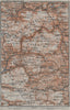LES CAUSSES Sauveterre Méjean Noir Larzac. Mende Millau Lozère Aveyron 1907 map