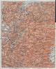 FRENCH ALPS. Haute-Savoie Haute-Alpes Isère Savoie topo-map carte 1907 old