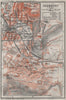 CHAMBERY CHAMBÉRY town city plan de la ville & environs. Savoie carte 1907 map