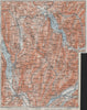 MASSIF DES BAUGES. Annecy Chambéry Aix-les-Bains Revard Aillons Thônes 1907 map