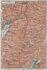 Chaine de BELLEDONNE Les Sept Laux Le Collet d'Allevard Goncelin Isère 1907 map
