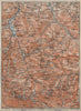 HAUTES-PYRENEES. Lourdes Cauterets Barèges Gavarnie Mont Perdu carte 1914 map
