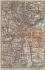 LYON environs. Villeurbanne Ste-Foy Rillieux Caluire-et-Cuire. Lyons 1914 map