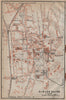 AIX-LES-BAINS antique town city plan de la ville. Savoie carte 1914 old map