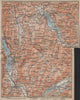 MASSIF DES BAUGES. Annecy Chambéry Aix-les-Bains Revard Aillons Thônes 1914 map