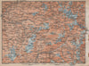 TARENTAISE & MAURIENNE. Moutiers Val Thorens Tignes Val d'Isère Savoie 1914 map