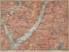 GRENOBLE & CHARTREUSE environs. Vallée du Graisivaudan topo-map. Isère 1914