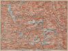 MASSIF DES ÉCRINS Alpe d'Huez Les Deux Alpes Hautes-Alpes Isère carte 1914 map