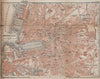 MARSEILLES MARSEILLE town city plan de la ville. Bouches-du-Rhône 1914 old map