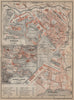 TOULON town city plan & environs. Var. Arsenal Maritime. Le Mourillon 1914 map