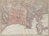 NICE & environs. St-Jean-Cap-Ferrat Villefranche Beaulieu Cimiez carte 1914 map