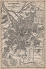 HEILBRONN antique town city stadtplan. Baden-Württemberg karte 1895 old map