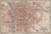 WÜRZBURG town city stadtplan & umgebung/environs. Wurzburg. Bavaria 1895 map