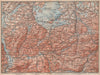CHIEMSEE, CHIEMGAU & environs. Kufstein Traunstein Lofer Kössen karte 1895 map