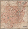 STUTTGART antique town city stadtplan. Baden-Württemberg karte 1902 old map