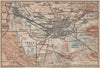 NÜREMBURG (NURNBERG) & FÜRTH town city stadtplan. Bavaria karte 1902 old map