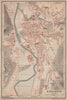 BAD KISSINGEN town city stadtplan. Lower Franconia Bavaria Deutschland 1902 map