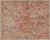 FICHTELGEBIRGE. Fichtel Mountains. Bayreuth Münchberg Wunsiedel Selb 1902 map