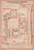 GERMANISCHES NATIONALMUSEUM, NÜRNBERG Nuremberg. Ground floor plan 1902 map