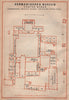 GERMANISCHES NATIONALMUSEUM, NÜRNBERG Nuremberg. First floor plan 1902 old map