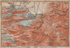 HOHENSCHWANGAU  & FÜSSEN environs. Alpsee Deutschland Österreich karte 1902 map