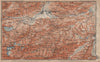 GARMISCH-PARTENKIRCHEN environs. Mittenwald. Deutschland/Österreich 1902 map