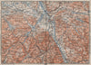 SALZBURG environs. Berchtesgaden Faistenau Seekirchen Reichenhall 1902 old map