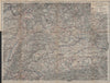SOUTH GERMANY SÜD-DEUTSCHLAND Bavaria Bayern Baden Württemberg Franken 1902 map