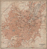 STUTTGART antique town city stadtplan. Baden-Württemberg karte 1907 old map