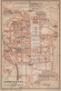 LUDWIGSBURG town city stadtplan. Baden-Württemberg. Schloss karte 1907 old map
