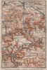 KIRCHHEIM UNTER TECK & umgebung. Lauter valley Bad Urach Weilheim Burg 1907 map