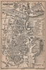 CONSTANCE. KONSTANZ. town city stadtplan. Germany karte. BAEDEKER 1907 old map