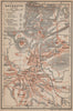 BAYREUTH antique town city stadtplan. Bavaria. St Georgen karte 1907 old map