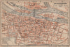 REGENSBURG town city stadtplan. Bavaria. Ratisbon. Stadtamhof karte 1907 map