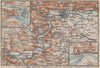 REGENSBURG & environs/umgebung. Kelheim Donaustauf. Ratisbon. Bavaria 1907 map