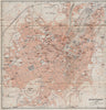 STUTTGART antique town city stadtplan. Baden-Württemberg karte 1910 old map