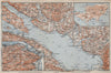 LAKE CONSTANCE inset LINDAU. Konstanz St Gallen Bregenz. Topo-map 1910 old