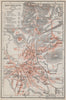 BAYREUTH antique town city stadtplan. Bavaria. St Georgen karte 1910 old map