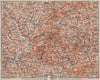 FICHTELGEBIRGE. Fichtel Mountains. Bayreuth Münchberg Wunsiedel Selb 1910 map