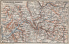 FRANCONIAN SWITZERLAND. FRÄNKISCHE SCHWEIZ topo-map. Deutschland karte 1910